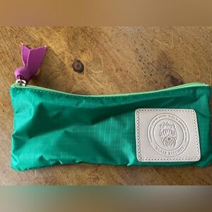 Blair Ritchey Kelly Green Nylon Pencil Case Travel Pouch